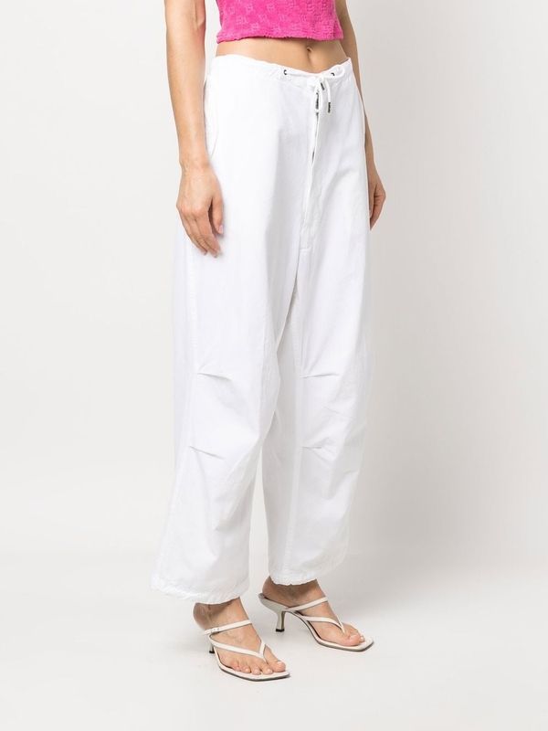 Drawstring Cotton Pants