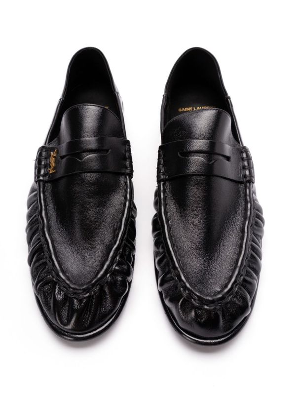 Cassandra Logo Leather Penny
  Loafers