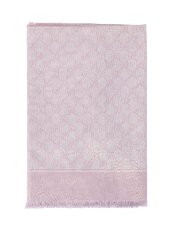 Gg Cotton Silk Scarf - Jente