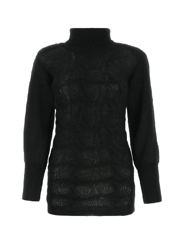 Astro turtleneck knit dress