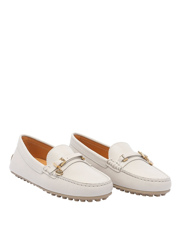 Tod'S White Driving Shoes