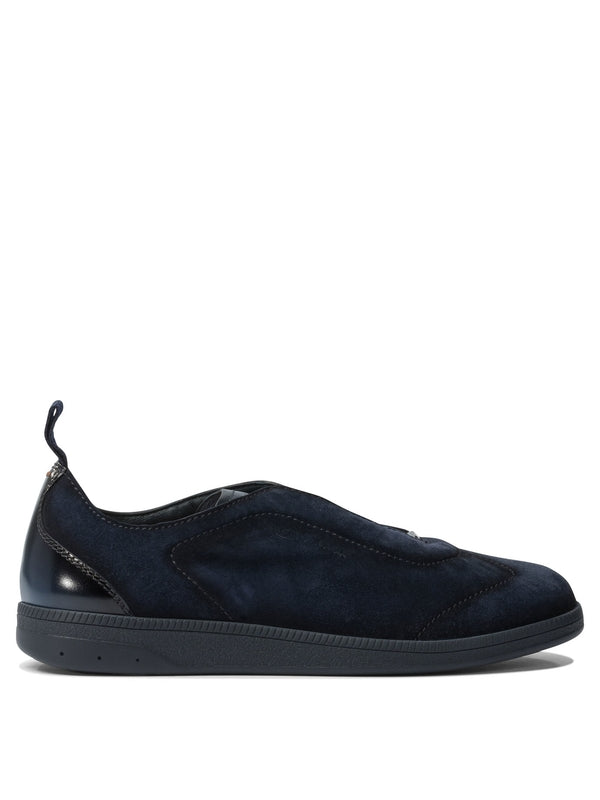 Santoni Blue Low Top Sneakers