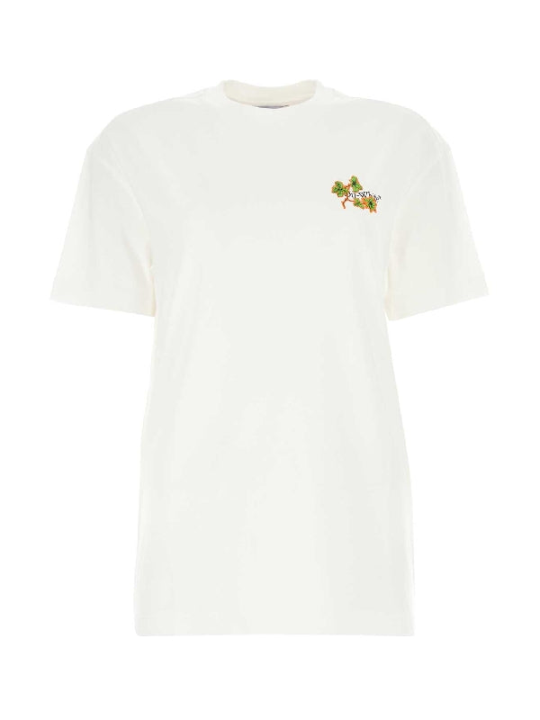 T-SHIRTS OWAA089F24JER001 0184 White Half Sleeve