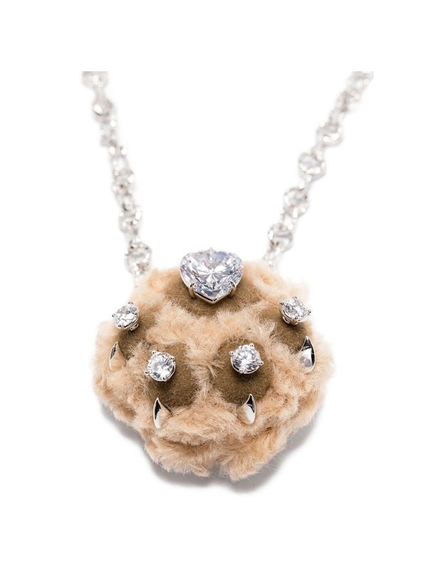 Yvmin Silver Brown Necklaces