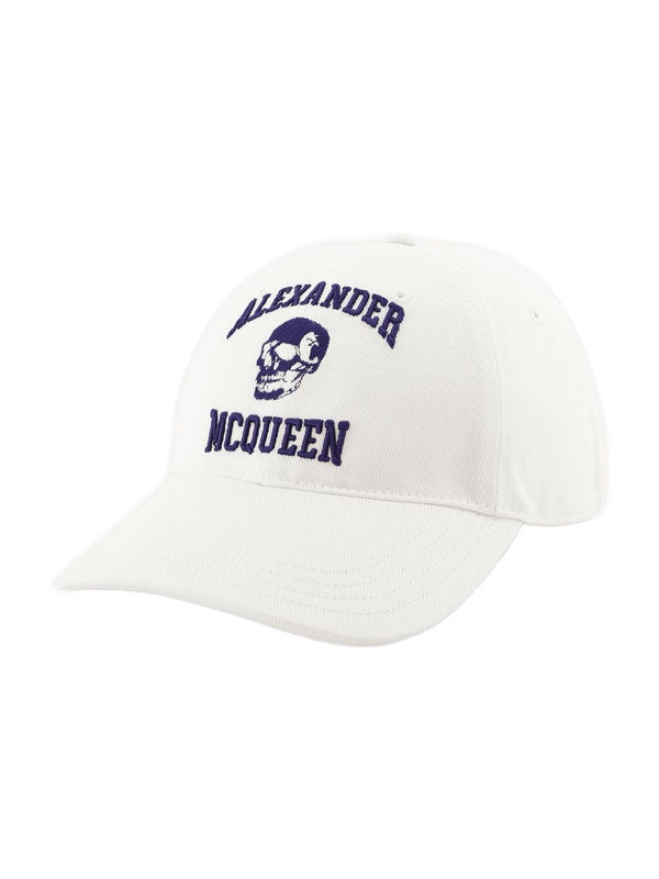 Alexander Mcqueen White Cap