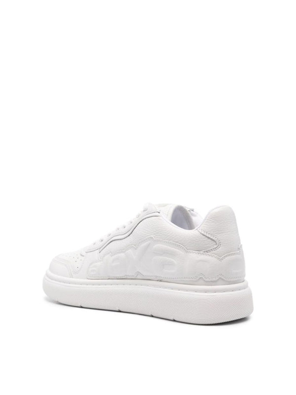 Logo Leather Low-Top Sneakers