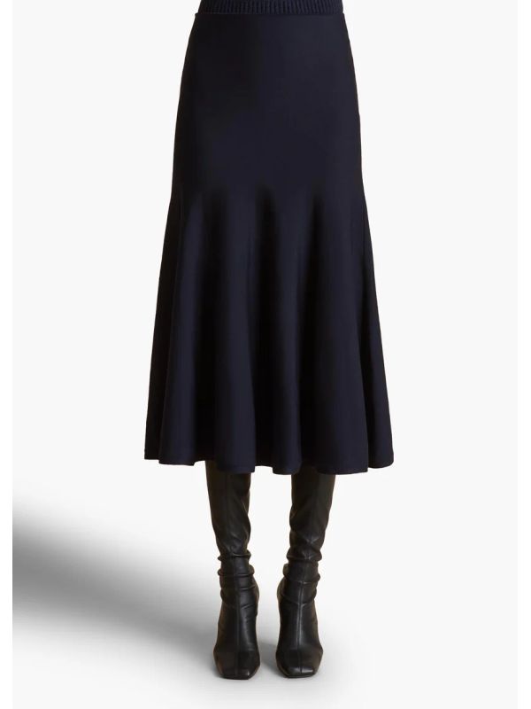 Mayu Flared
  Midi Skirt