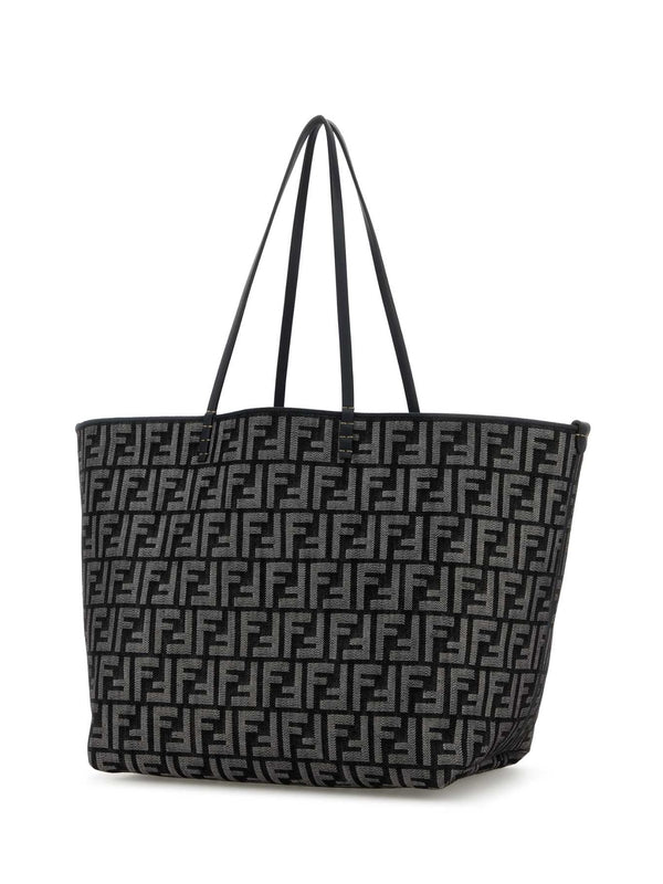 Fendi Roll Large Navy Tote Bags