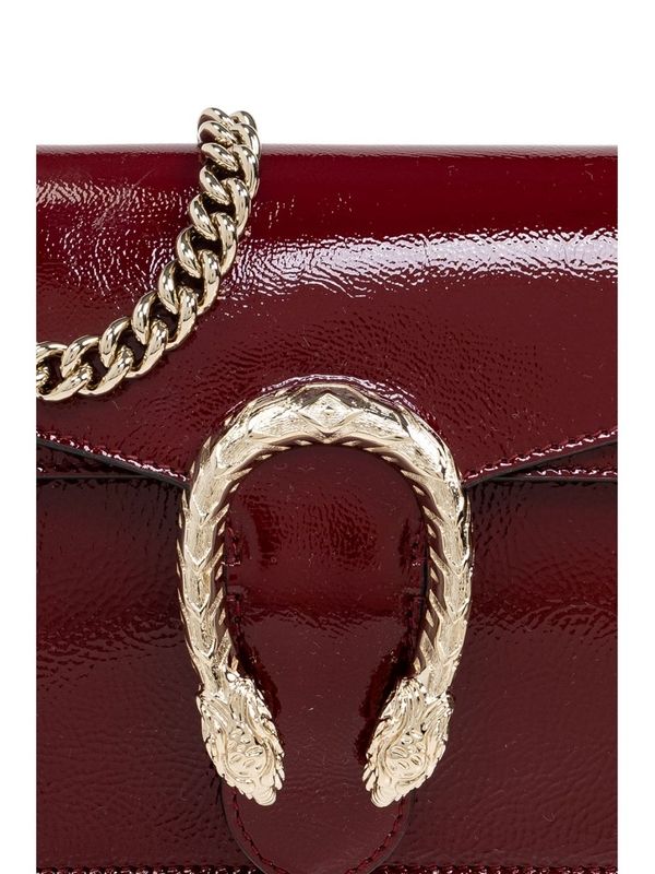 GUCCI - Dionysus Leather Small
  Shoulder Bag - Jente