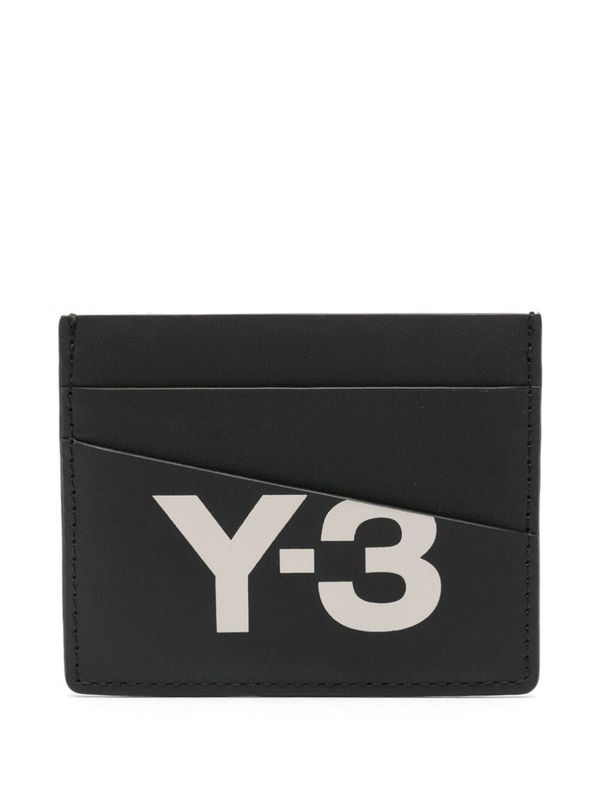 Logo Leather Card Wallet