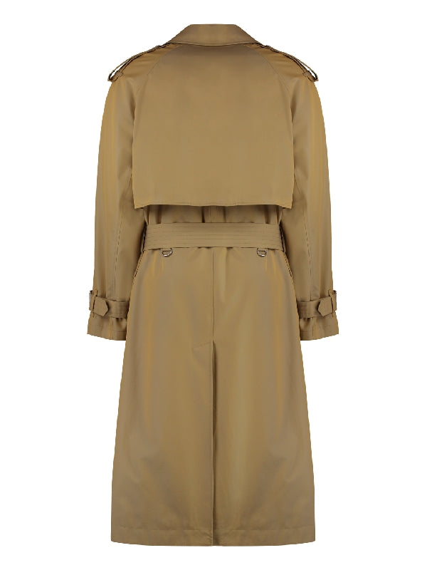 Belted Cotton Trench Coat