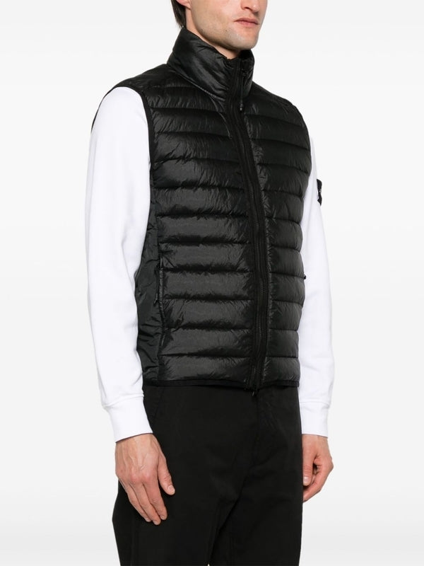 Wappen Patch High-neck Puffer Vest