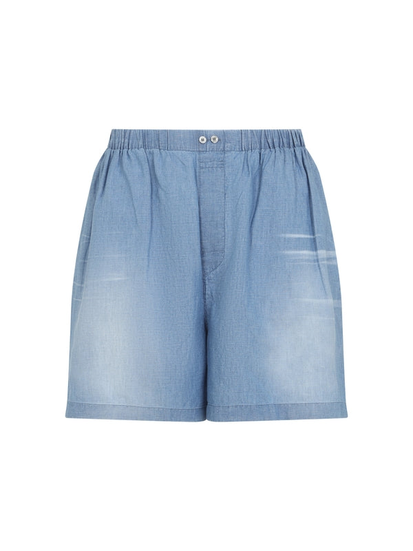 Washing Banding Cotton Linen Shorts
