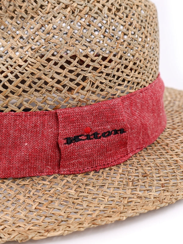 Logo Band Straw Fedora