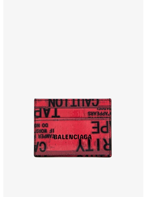 Balenciaga Red Card Holders