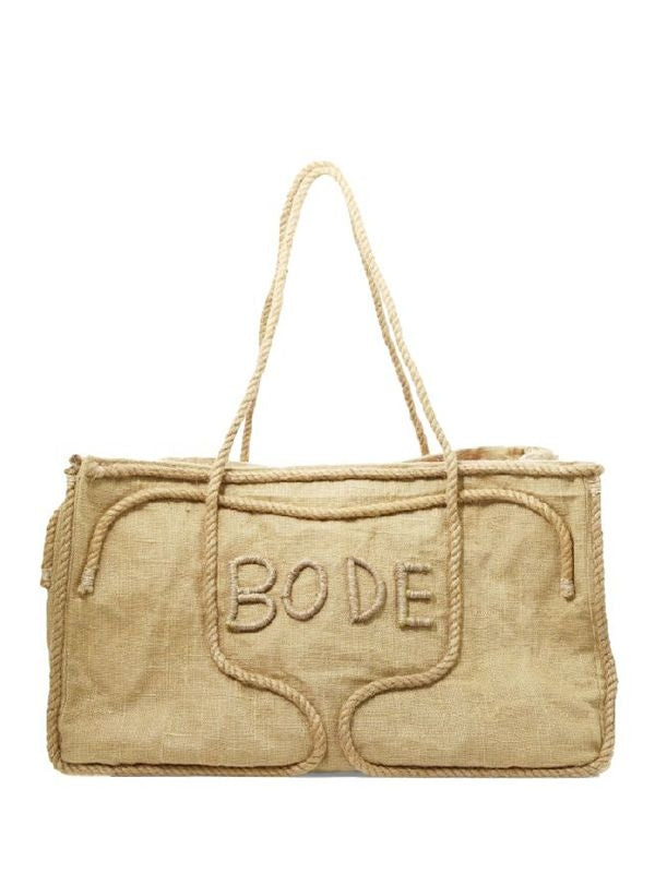 Front Logo Rope Tote Bag