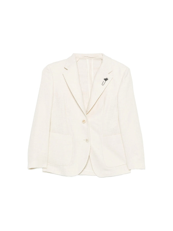 Lardini Ivory Tailored Jackets