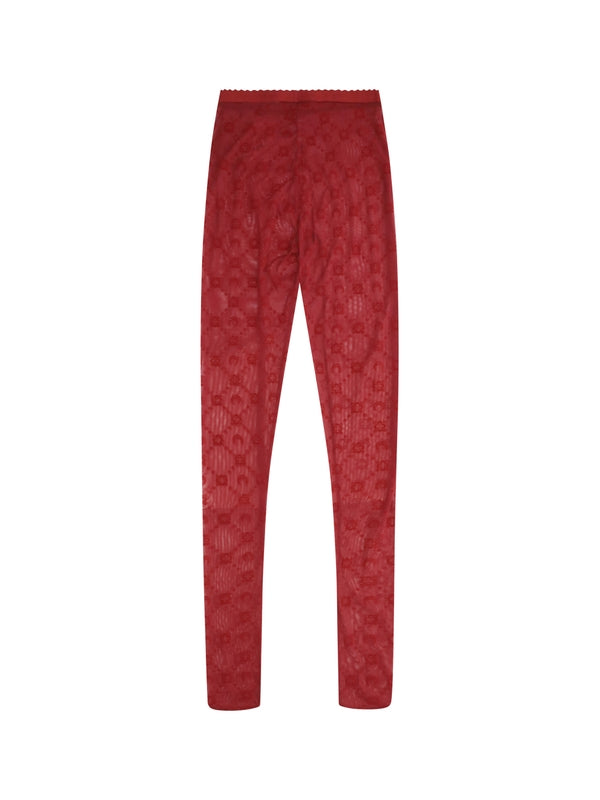 Marine Serre Red Leggings