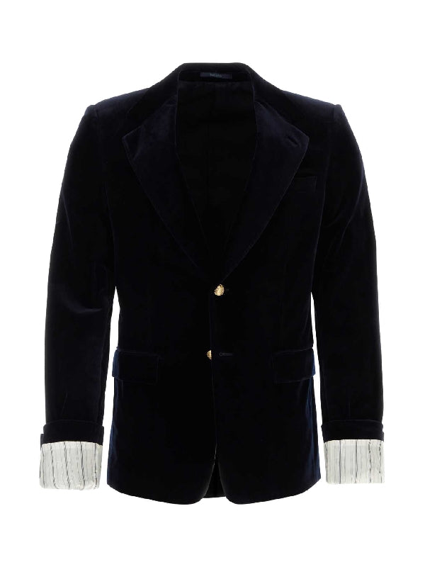 Stretch Velvet Cotton Jacket