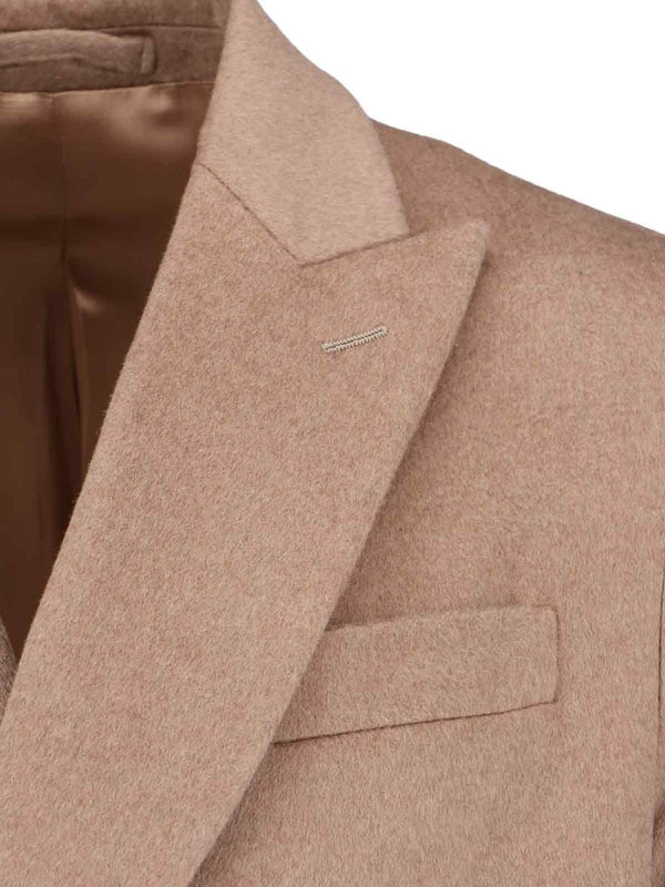 LARDINI - Cashmere Camel Double Coat - Jente
