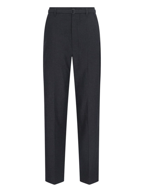 Belted Cashmere Blend Pants