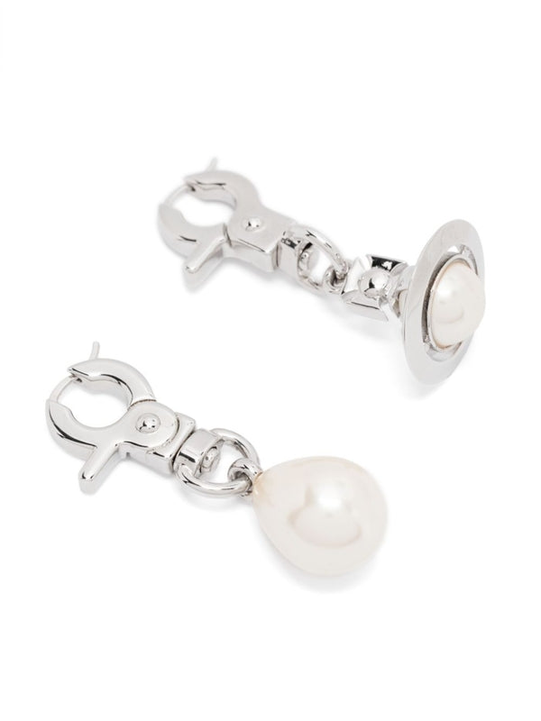 Orb Pearl Decoration Earrings