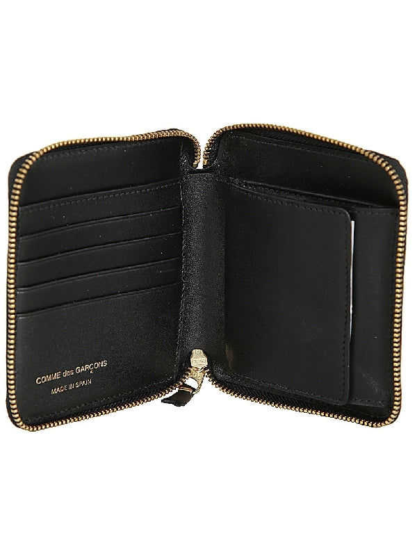 Zip Around Leather Wallet