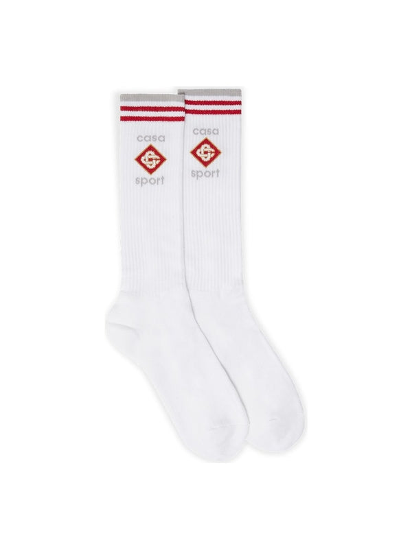 Jacquard Logo Hightop Socks