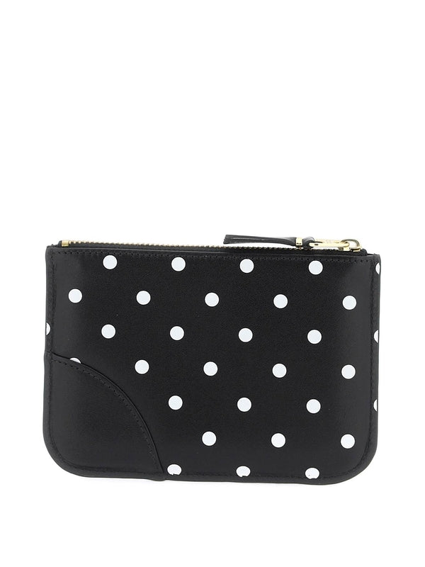 Dot Printing Leather Coin Wallet