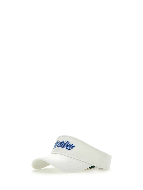 Logo Detail Cotton Visor Hat