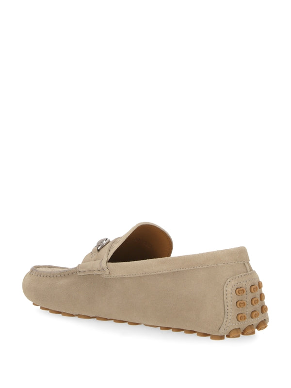 Horsebit GG Suede Loafer