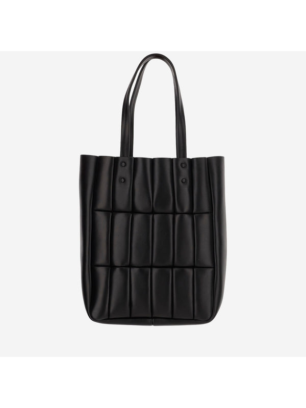 Zoe Puff Leather Tote Bag