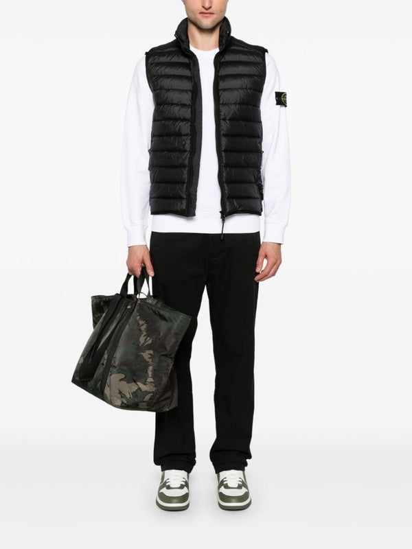 Wappen Patch High-neck Puffer Vest