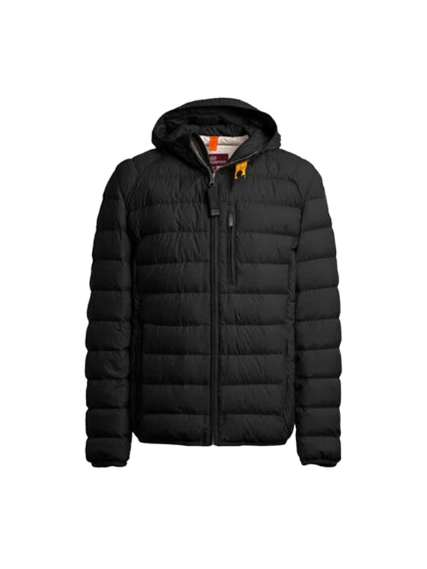 Black Hooded Puffer Jacket