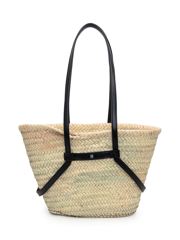 Voyou Raffia Small Tote Bag