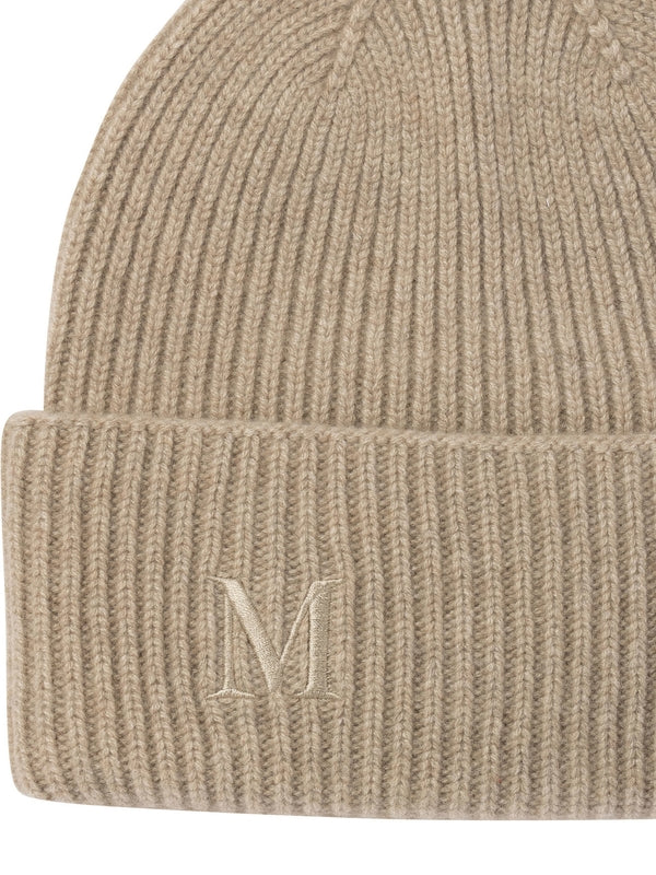 Ribbed cashmere beanie Beanies