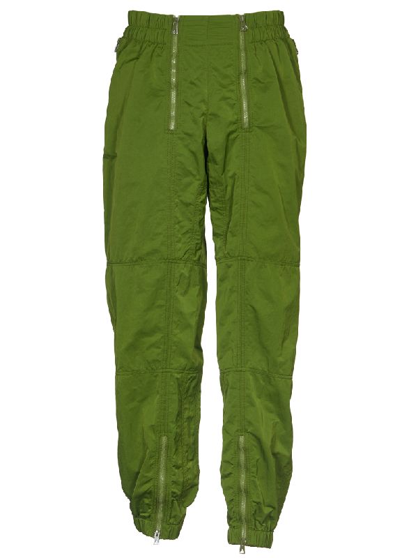 Zipper Detail Nylon Cargo Pants