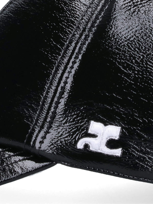 Courrèges - Reedition Vinyl Logo Ball Cap - Jente