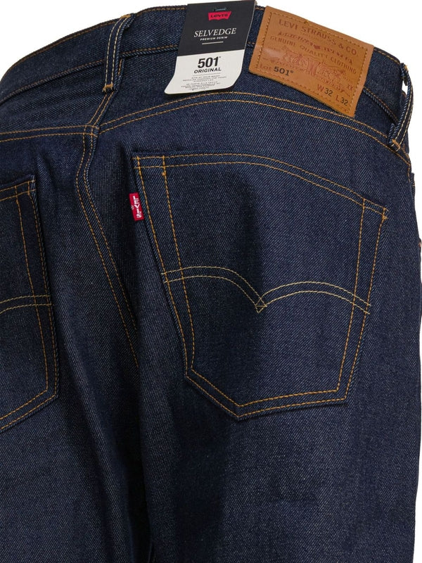 Levi'S Navy Denim Pants