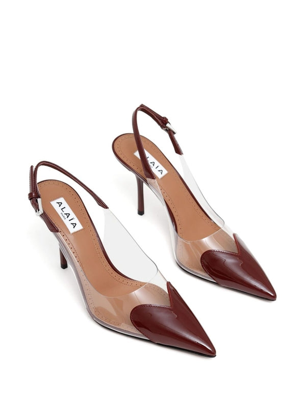 Coeur Leather
  Slingback Heel