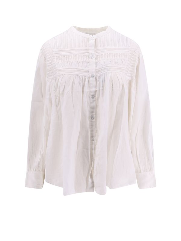 Plalia Pleats Crewneck Shirt