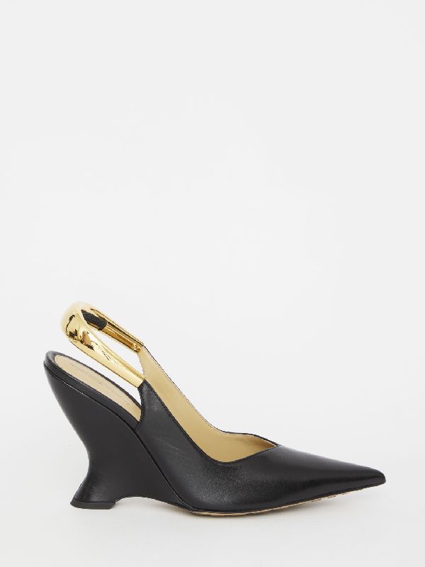 Punta Leather Wedge Heel