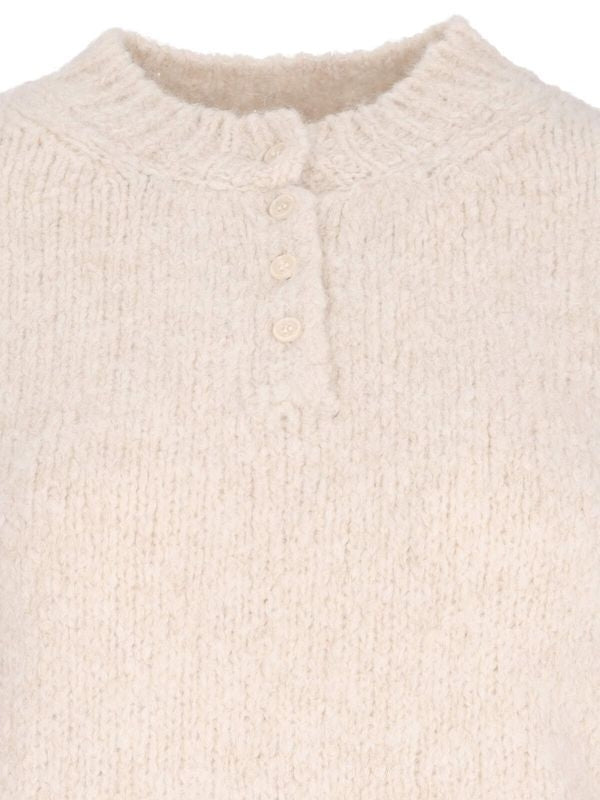 Crush Logo Jacquard Wool Blend Sweater