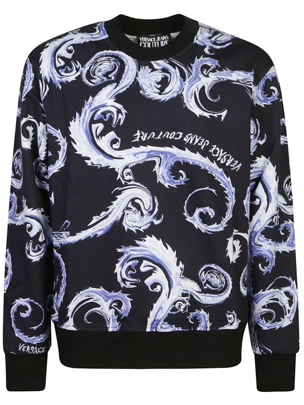 All-Over Printing Cotton Sweatshirt