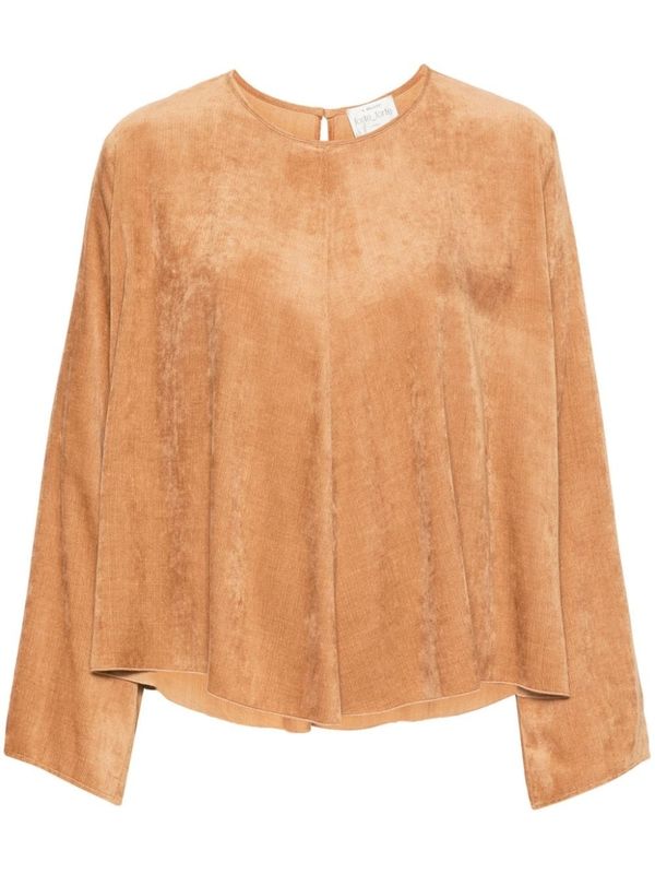 Velvet Flare Blouse