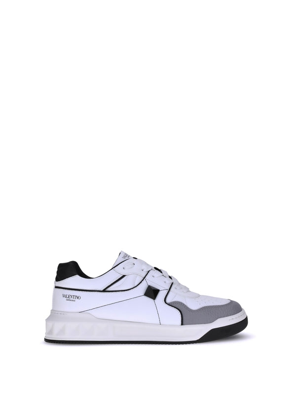 Valentino White Low Top Sneakers