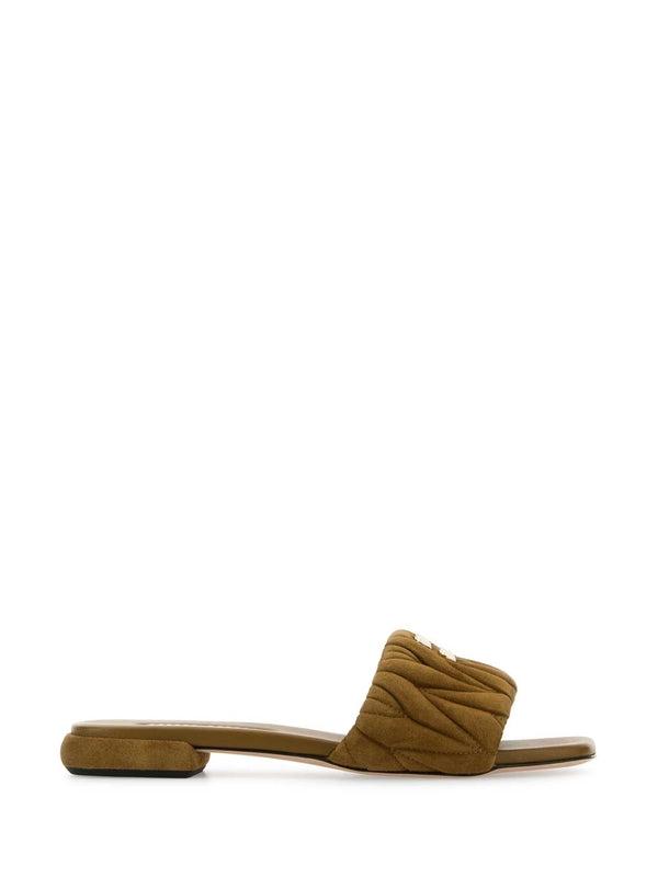 Miu Miu Khaki Slides