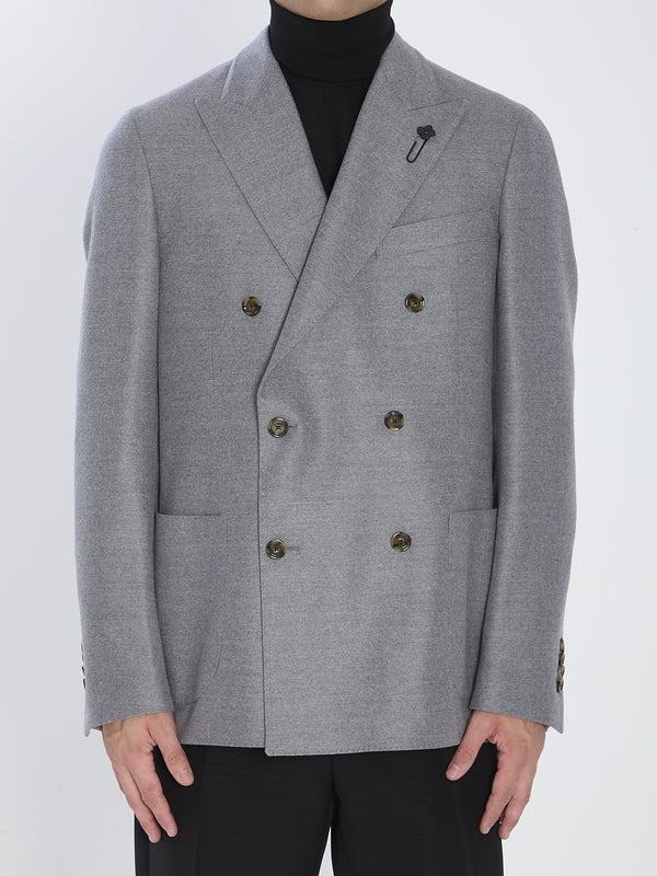 Lardini Grey Tailored Jackets