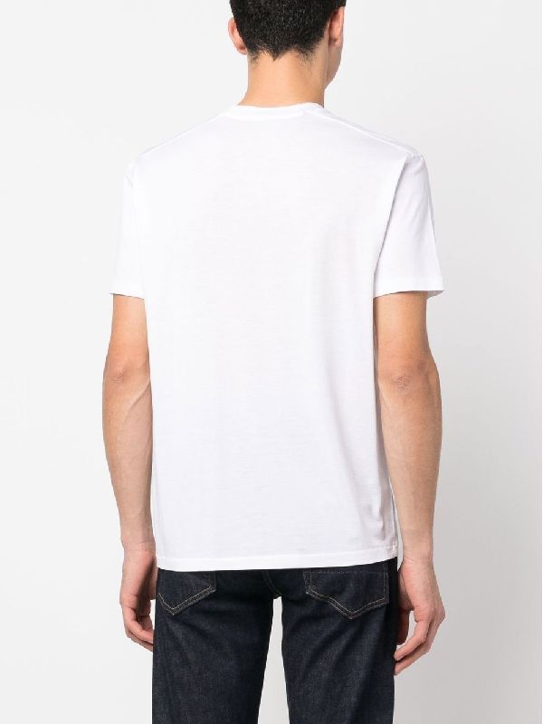 White Lyocell Cotton T-Shirt