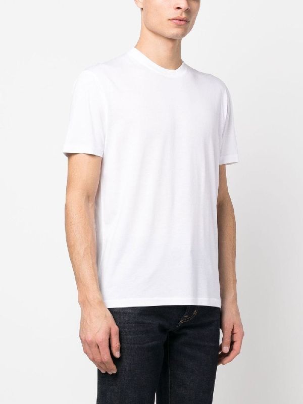 White Lyocell Cotton T-Shirt